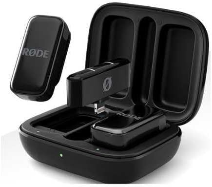 RØDE Wireless Micro - Kompaktes drahtloses Mikrofon, Zwei Mikrofone mit Ladekoffer für die Erstellun