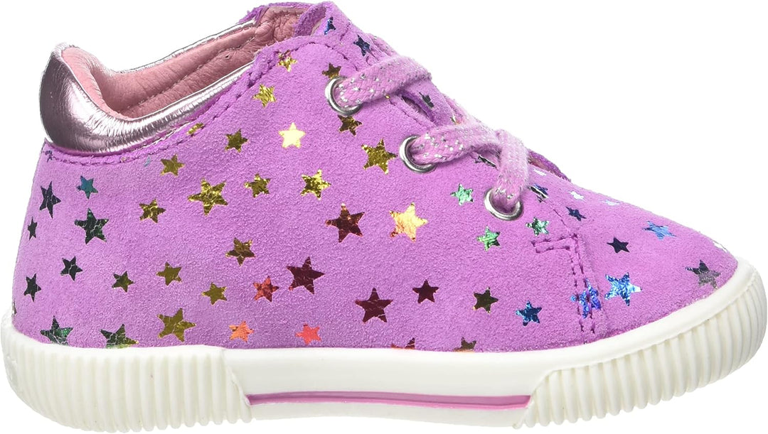 Richter Kinderschuhe Mädchen Vali Sneaker 25 EU Weit Rosette Candy, 25 EU Weit Rosette Candy