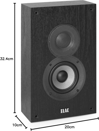 ELAC Debut 2.0 OnWall-Lautsprecher OW4.2, Wandlautsprecher für Musikwiedergabe über Stereo-Anlage, 5