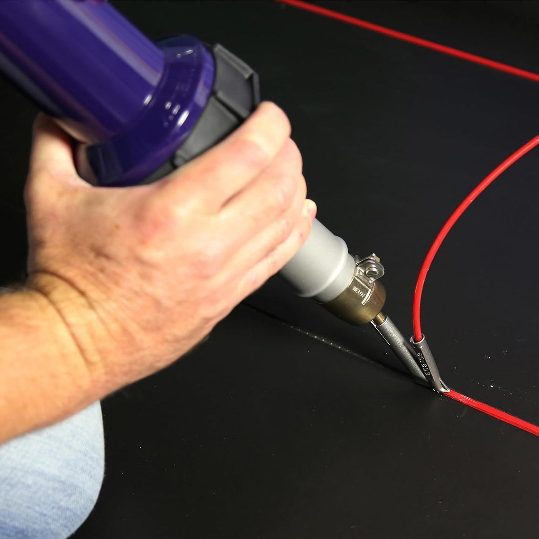 WELDY HT1600 Heissluftgebläse – Profi-Set für Bodenleger, Kunststoff-Schweissgerät für PVC- &amp; Vinylb