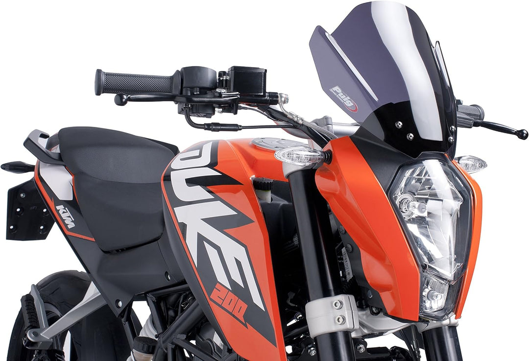 Puig 6275F Windschutzscheibe, Transparent/Dunkelgrau Rauch Stark Getönt, Stark Getönt