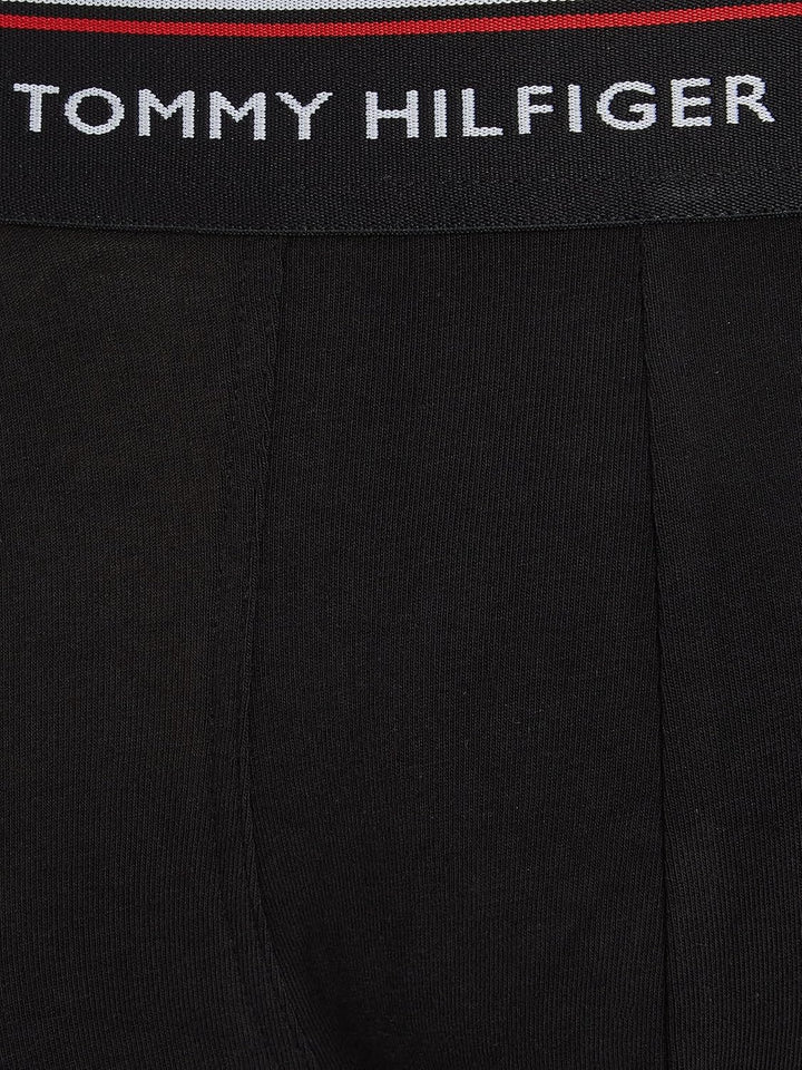 Tommy Hilfiger Herren Boxershorts Trunks Unterwäsche, Mehrfarbig (Black), L