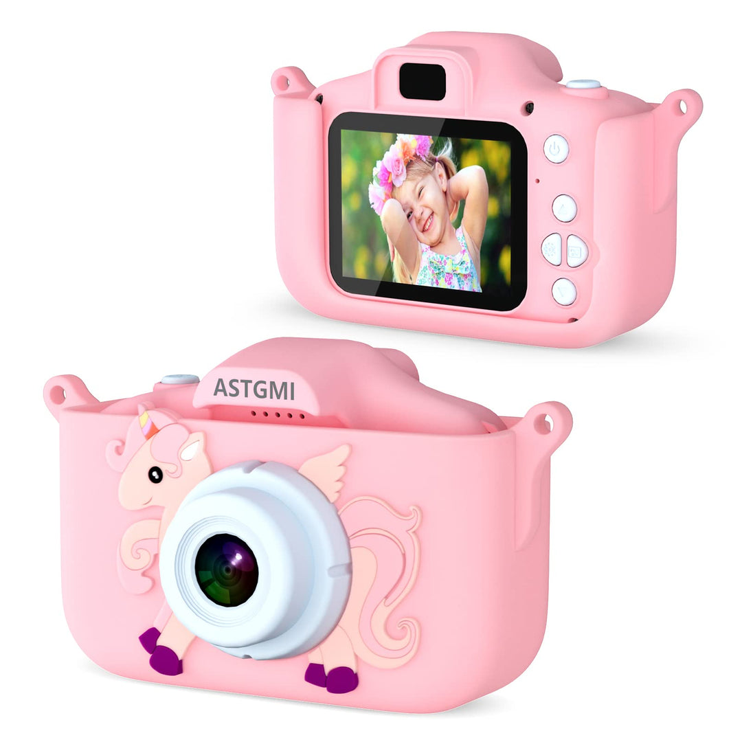Kinder Kamera, 2.0”Display Digitalkamera Kinder ，Geschenke für 3 4 5 6 8 7 9 10 11 12Jahre Jungen un