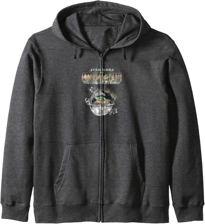 Star Wars: The Mandalorian The Child Pastels & Flowers Kapuzenjacke