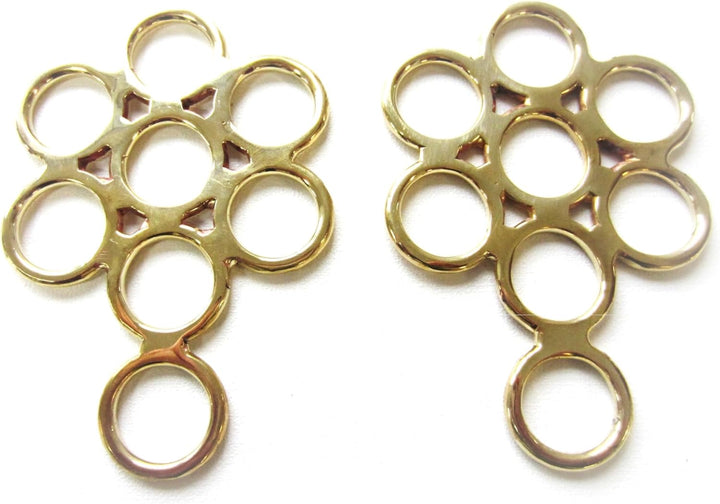PS Pferdeartikel Set Gebisslose Zäumung Hackamore Flower Gold - Echt Schaffell Braun mit goldenem Be