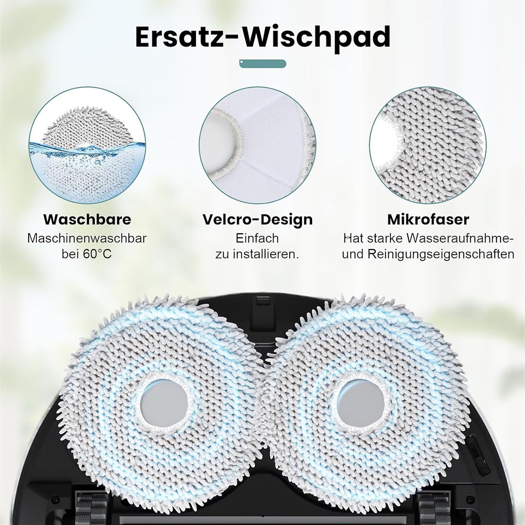 24 Stück Zubehör für Ecovacs Deebot T50 MAX PRO Omni/MAX PRO Omni Gen2 Saugroboter, Ersatzteile mit