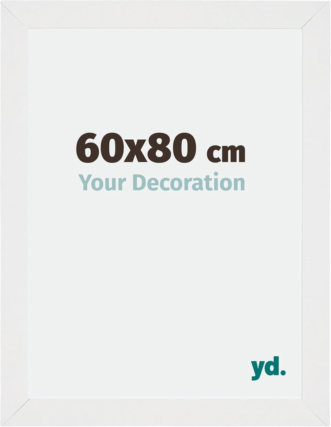 yd. Your Decoration - Bilderrahmen 60x80 cm - Bilderrahmen aus MDF mit Acrylglas - Antireflex - Ausg