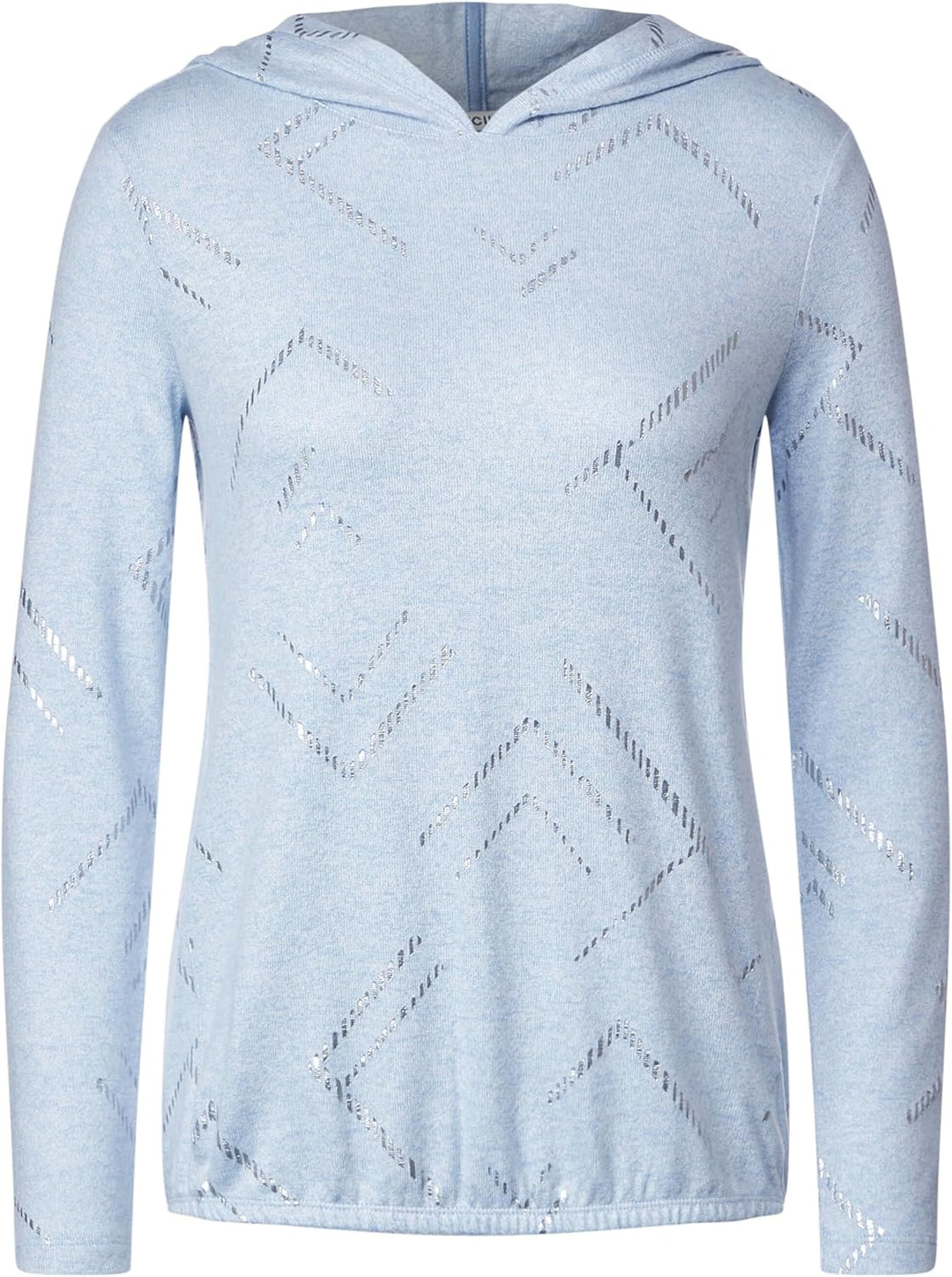 Cecil Damen Kapuzenshirt Hoodie S Real Blue Melange, S Real Blue Melange