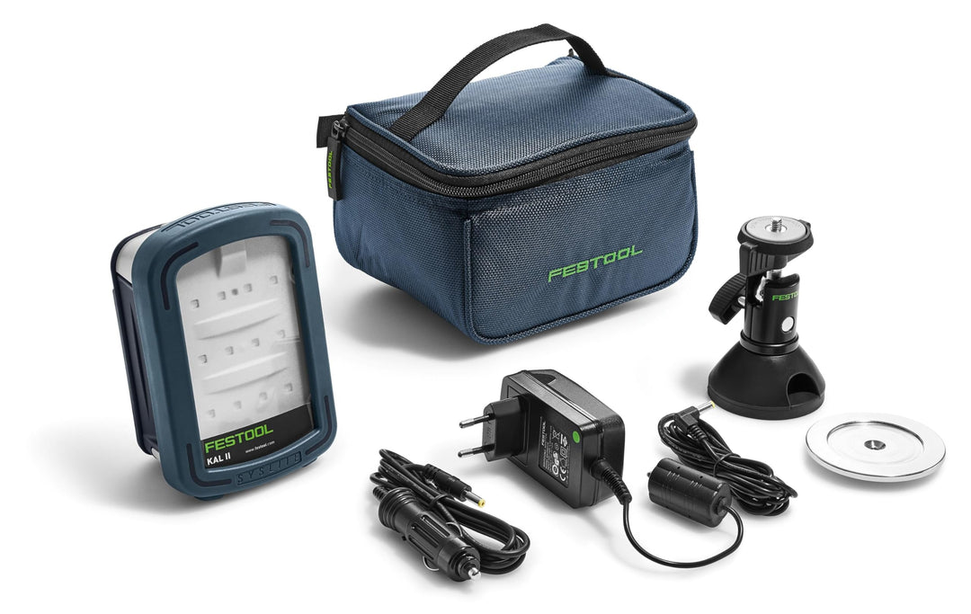Festool Arbeitsleuchte KAL II-Set SYSLITE (mit integrierter Akku 7,2 V, KFZ-Ladeadapter, Netzadapter