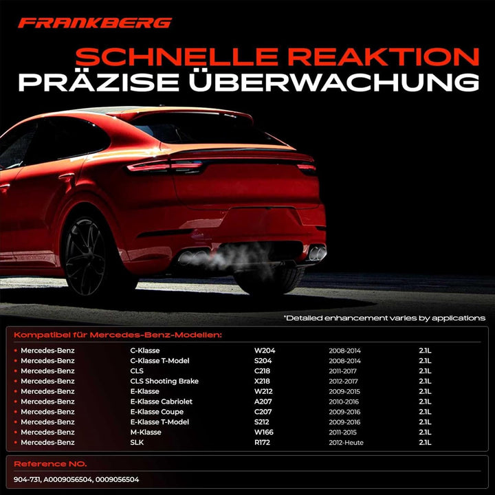 Abgastemperatur Sensor für C-Klasse W204 S204 CLS C218 X218 E-Klasse W212 A207 C207 S212 M-Klasse W1
