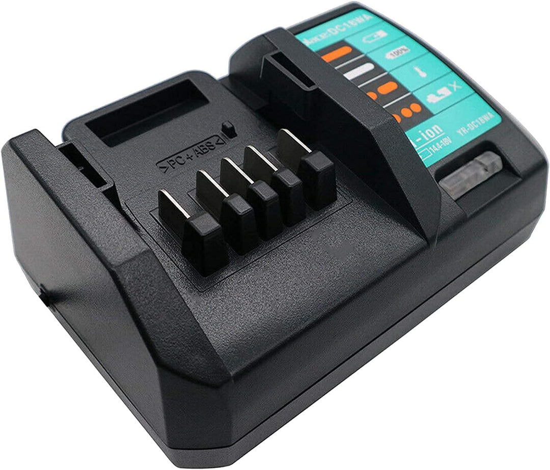 FengWings® 18V 2.0Ah BL1813G Akku + Ladegerät DC18WA Ersetzen für Makita G-Series Tool Battery BL182