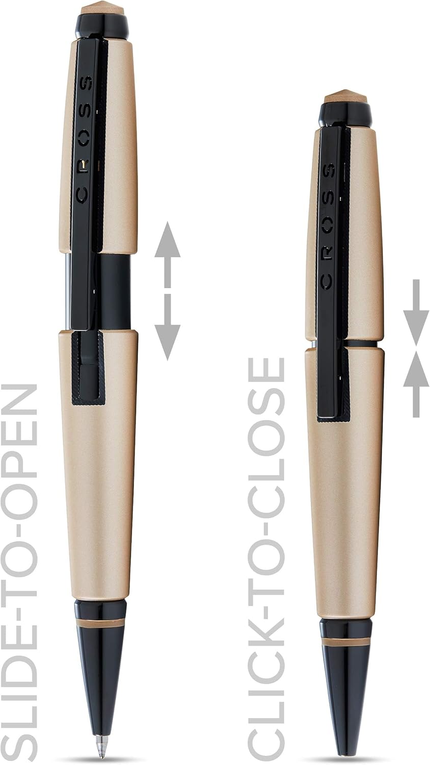 Cross Edge Rollerball (Strichstärke M, Schreibfarbe: schwarz, nachfüllbar, inkl. Premium Geschenkbox