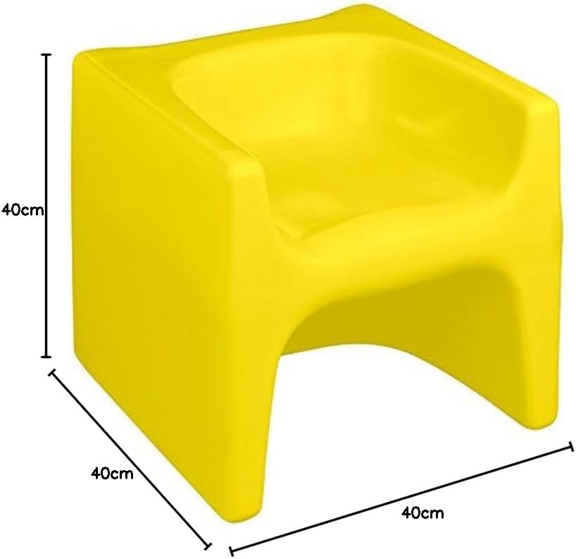 esku DADU Kinderhocker mit DREI Sitzhöhen für Innen- und Aussenbereich | wetterfester Wendehocker fü