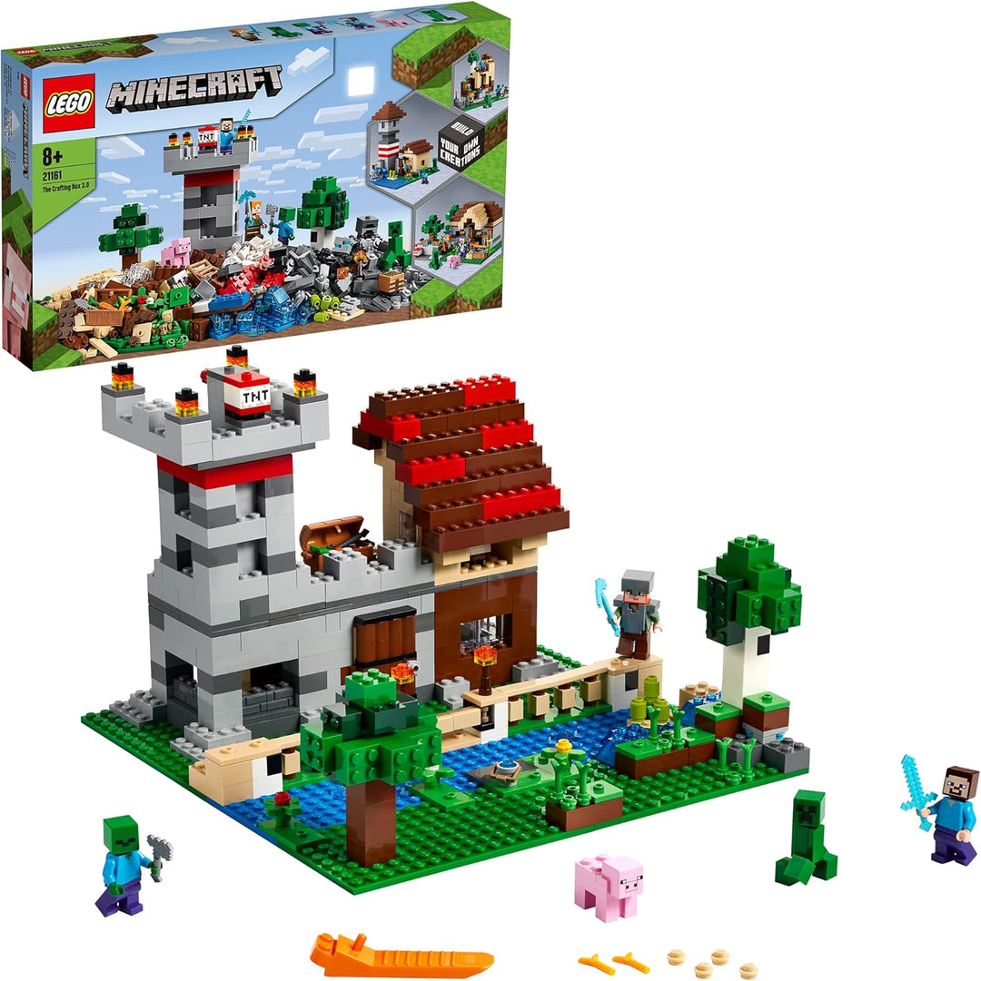 Lego 21161 Minecraft Die Crafting-Box 3.0 Standard Verpackung Single, Standard Verpackung Single
