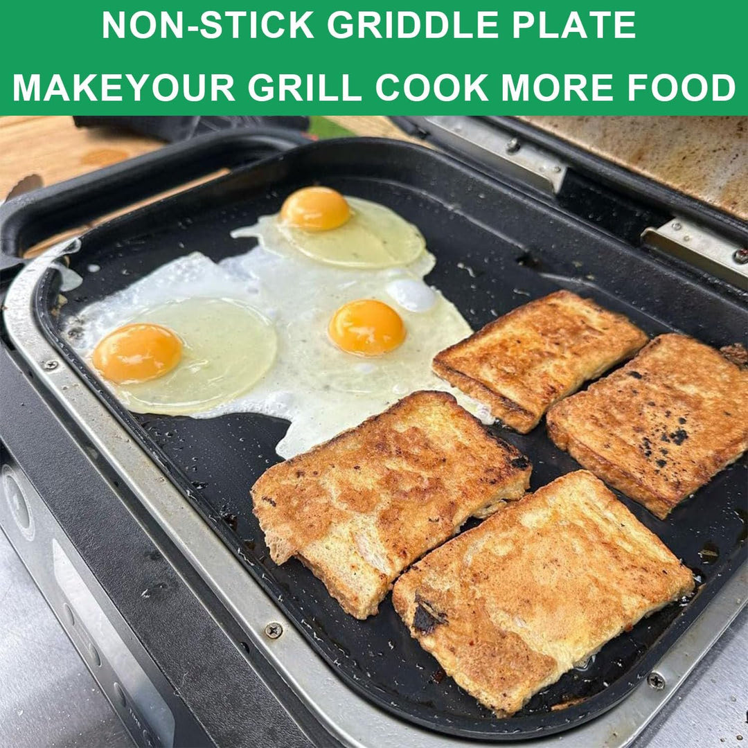 WELL GRILL Flache Grillplatte und Grillrost für Ninja Woodfire OG701EU Serie, Plancha Grillplatte &