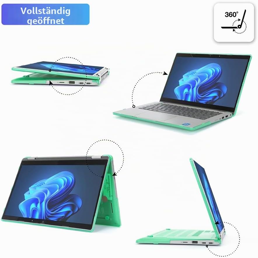 mCover Nur kompatibel mit 2021 ~ 2022 13,3 Zoll Dell Latitude 5320 5330 2-in-1 Windows Laptop Notebo