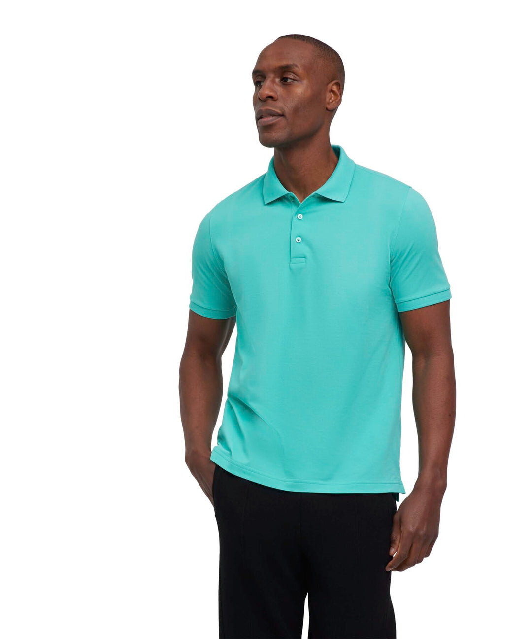FALKE Herren Basic Polo Shirt Piqué Poloshirt weich hautfreundlich bequem sehr leicht atmungsaktive