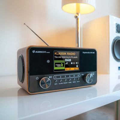 ALBRECHT DR 865 Seniorenradio mit gut lesbarem 4" Farbdisplay, brillantem Klang, seniorengerechter B