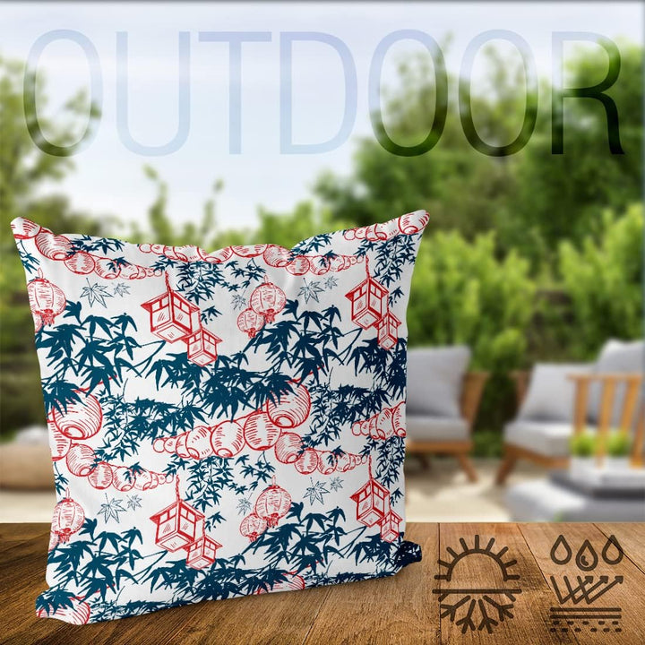 VOID Bambus Laternen Kissenbezug Kissenhülle Sofakissen Kissen Deko Outdoor-Kissen Dekokissen, Kisse