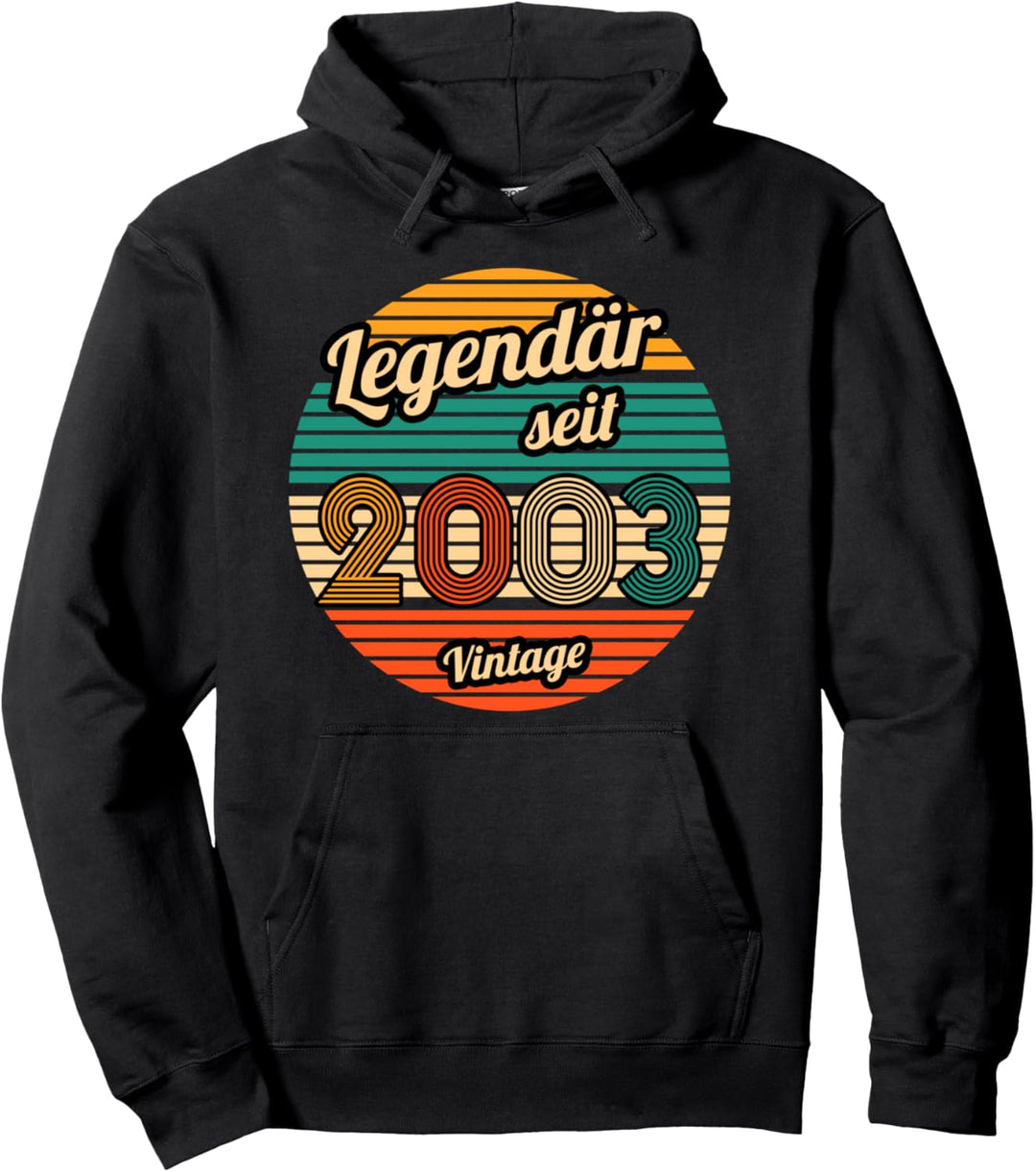 Legendär seit 2003 Jahrgang 18. Geburtstag Männer Pullover Hoodie