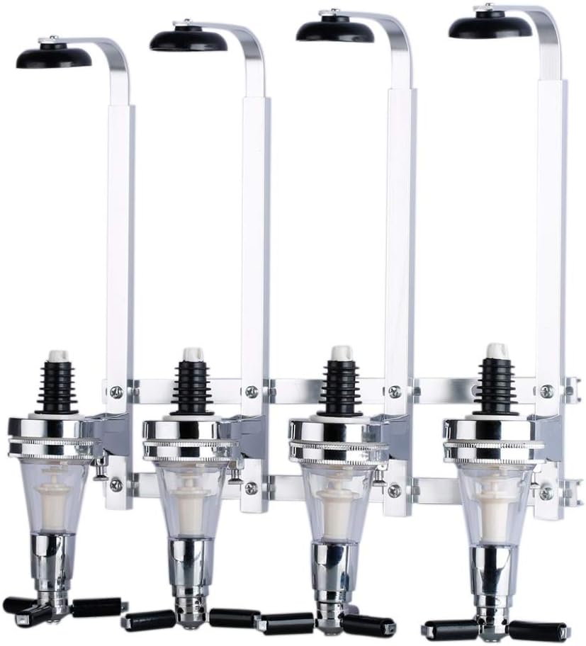 Flaschenhalter Wand und Dosierer, Baroptik für Homebar, Optik Spender für Spirituosen, Bar Butler Ge