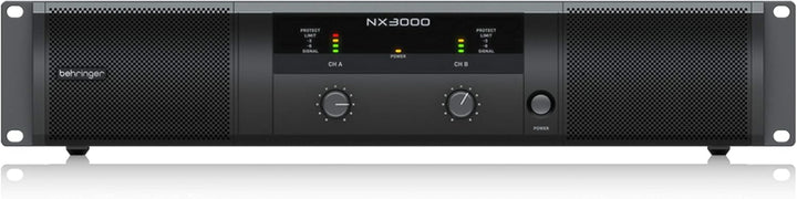 Behringer NX3000 Ultraleichter 3000-Watt-Class-D-Leistungsverstärker mit SmartSense-Lautsprecherimpe