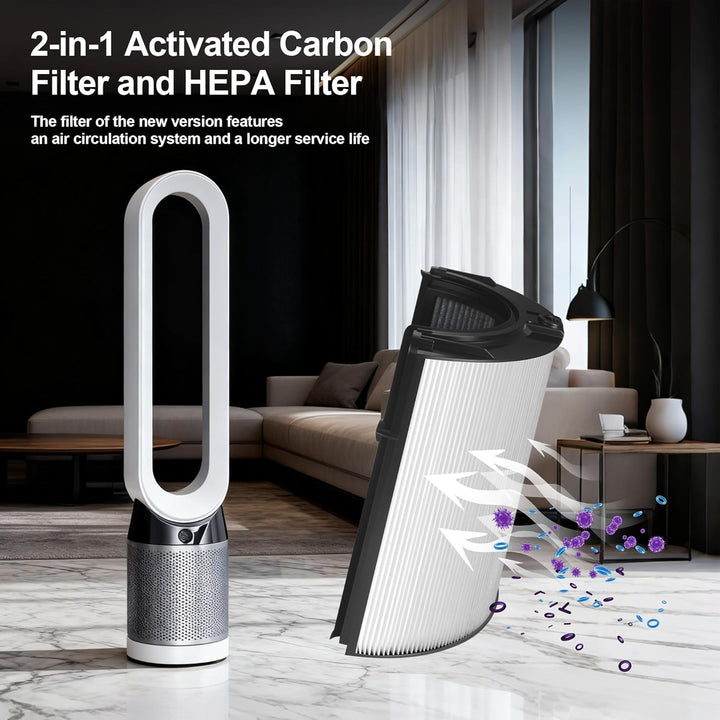 Ersatzfilter für Dyson Luftreiniger für Dyson Hot and Cool, HP04 TP04 DP04 PH04 HP09 TP09 HP07 TP07
