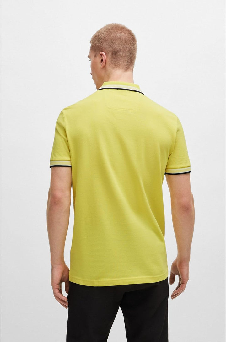 BOSS Herren Paddy Polo S Bright Yellow730, S Bright Yellow730