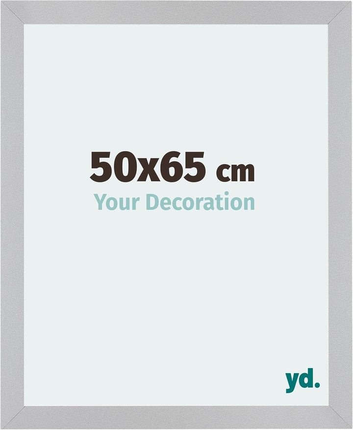 yd. Your Decoration - Bilderrahmen 50x65 cm - Bilderrahmen aus MDF mit Acrylglas - Antireflex - Ausg