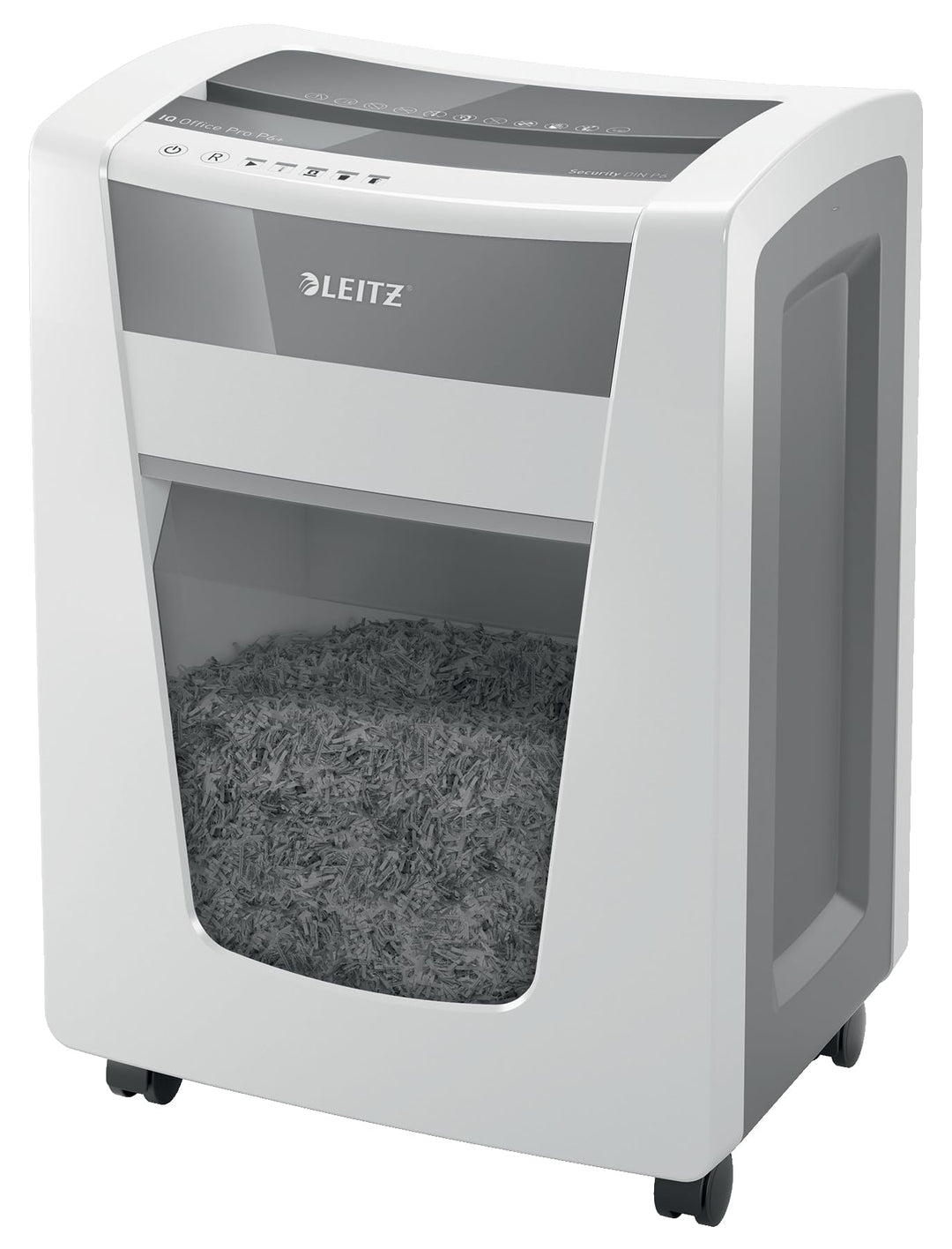 Leitz IQ Office Pro Aktenvernichter, Mikroschnitt, Sicherheitsstufe P6+, 6-5 Blatt Kapazität (70-80
