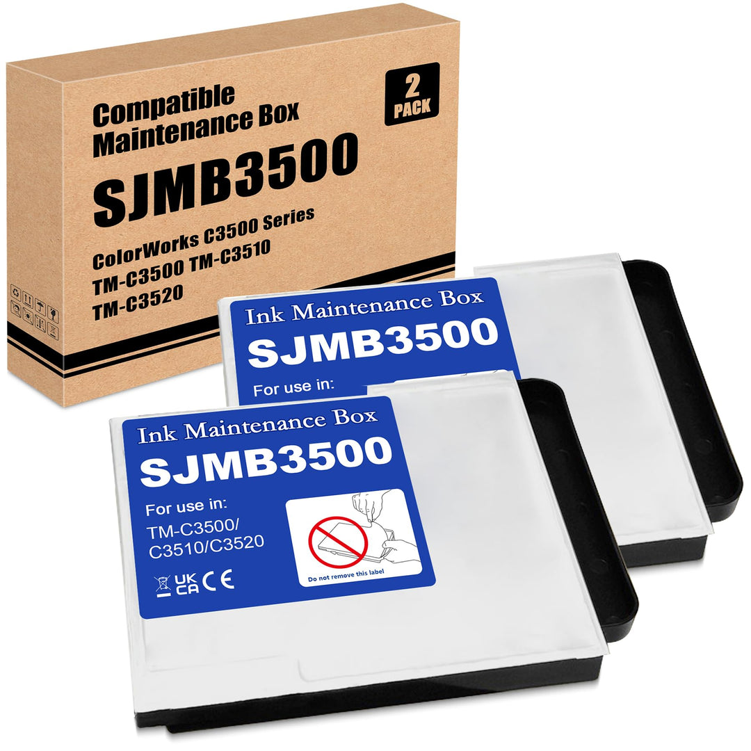 Yongairuink Kompatibel SJMB3500 C33S020580 Wartungsbox für EPN ColorWorks C3500 Series TM-C3500 C351