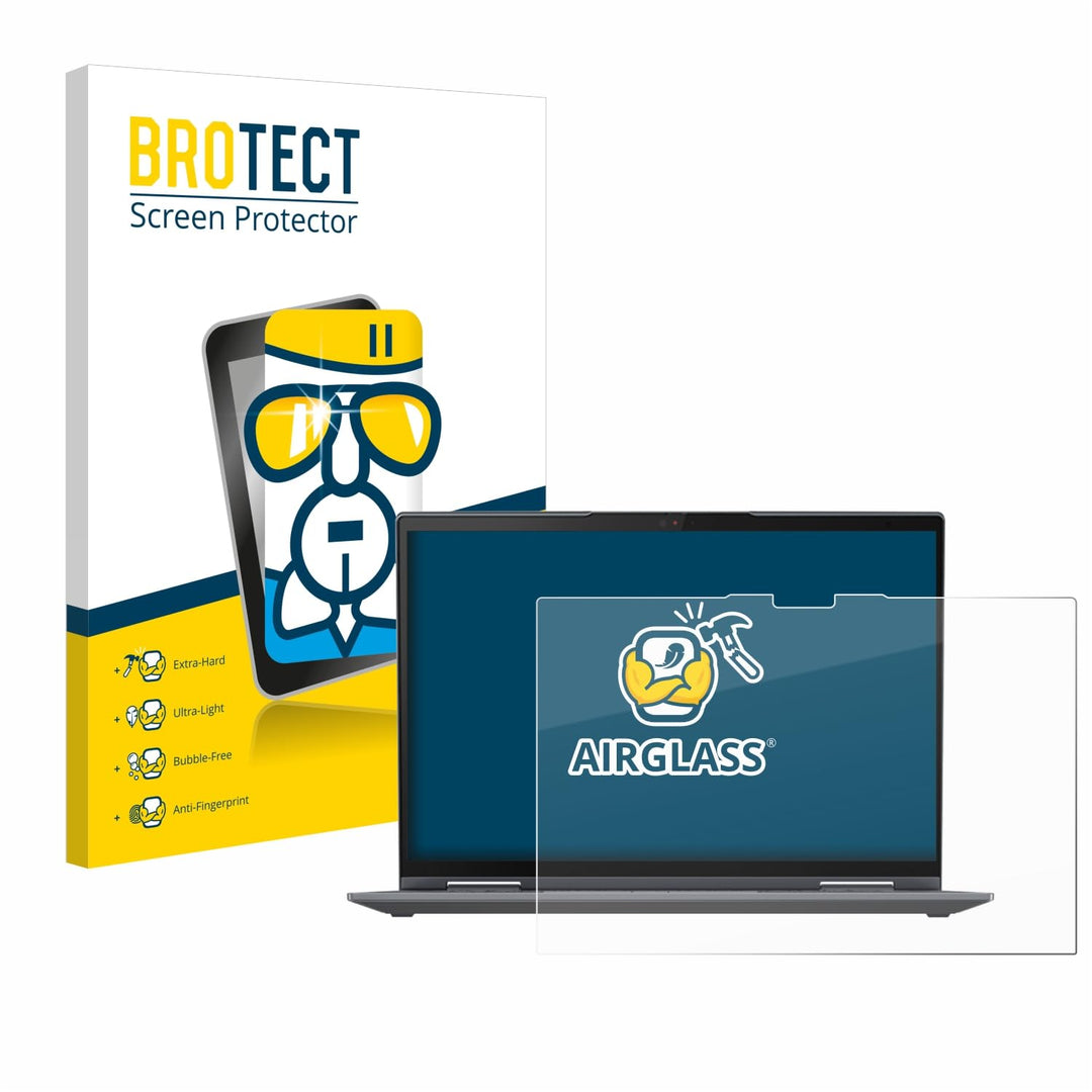 BROTECT Schutzglas für Lenovo ThinkPad X1 Yoga Gen 8 14″ Schutzfolie Panzer-Folie Glas [Extrem Kratz