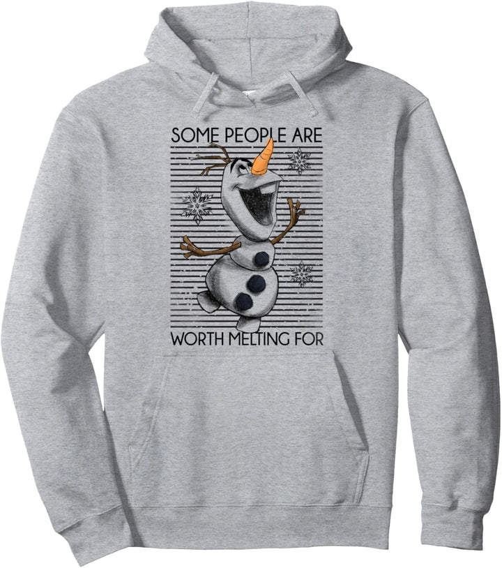 Disney Frozen Olaf Some People Are Worth Melting For Pullover Hoodie