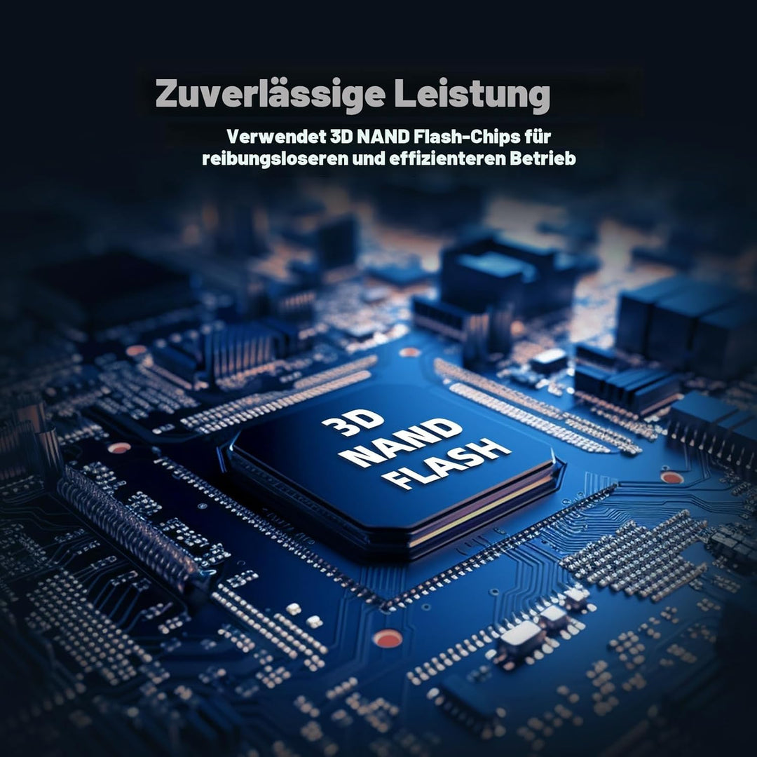 KingSpec SSD 256GB, M.2 NVMe Gen3x4 SSD 2280 - Bis zu 2400MB/s, Internes Solid State Drive mit 3D NA