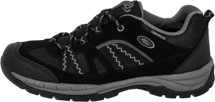Brütting Unisex Fresno Trekking-& Wanderhalbschuhe 43 EU Schwarz Grau, 43 EU Schwarz Grau