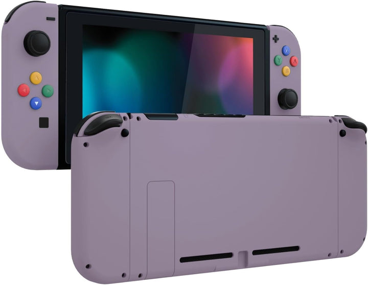 eXtremeRate Hülle Case für Nintendo Switch Joycon/Konsole, Rückgehäuse&Kickstand für Switch Console,