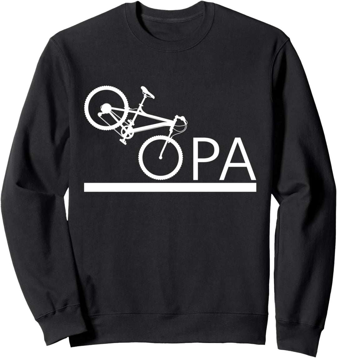 Opa Fahrrad Fahren - Radeln Mountainbike Grossvater Sweatshirt