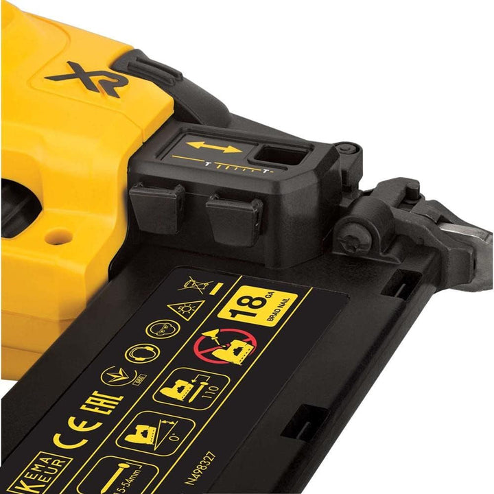 DEWALT DCN680N Brushless XR 18 Gauge Brad Nailer 18V Bare Unit