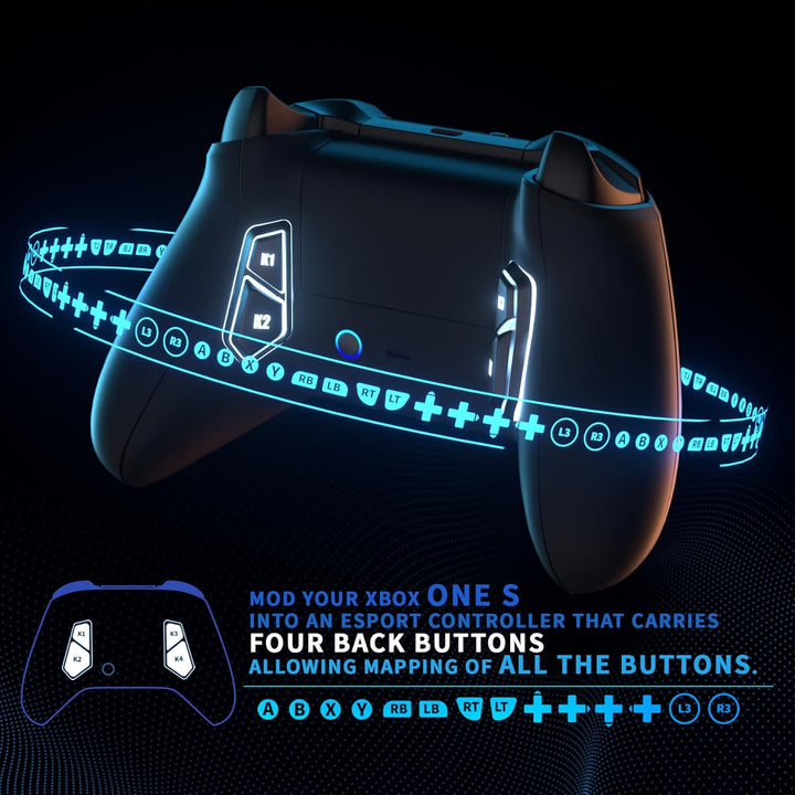 eXtremeRate Victor S Remap Kit für Xbox One S/X Controller, 6 Remap Profiles & Ergonomic Rückgehäuse