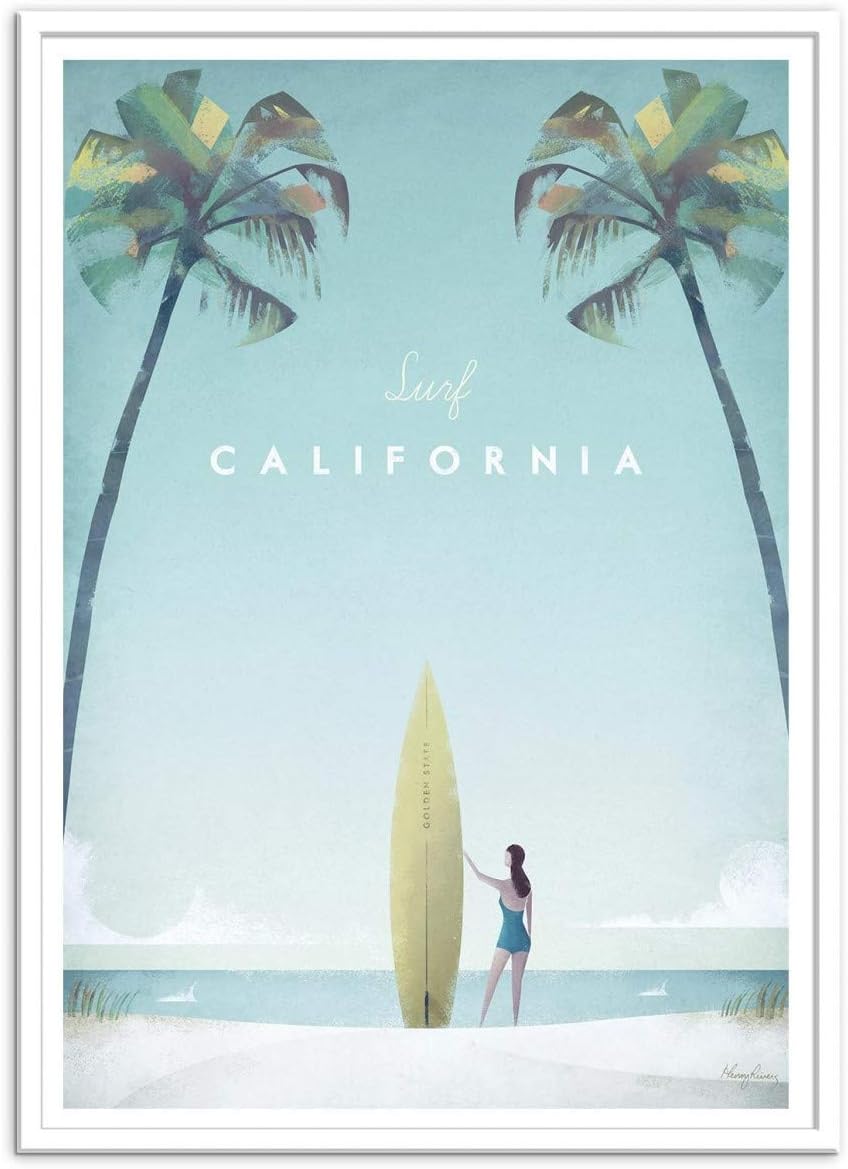 Wall Editions Art-Poster - Visit California - Henry Rivers