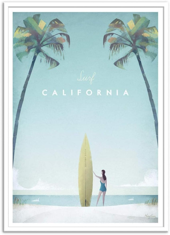 Wall Editions Art-Poster - Visit California - Henry Rivers