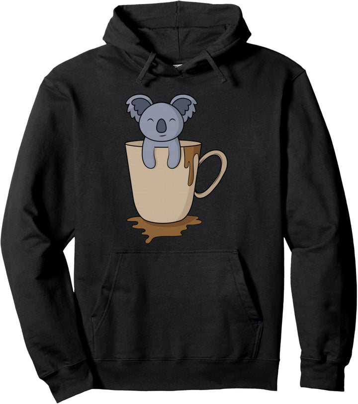 Koala in Tasse Pullover Hoodie