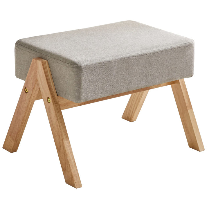 YMYNY Fusshocker, Ottoman klein, Schuhe Wechselhocker, Hilfsfusshocker, Typ A Moderner Stabiler Holz