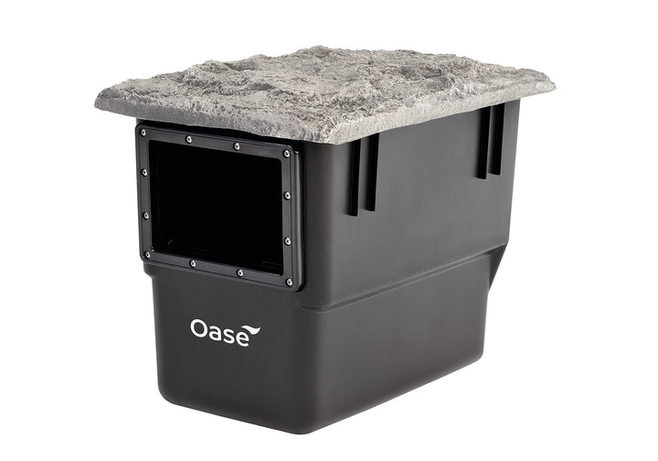 OASE 57137 Einbau-Oberflächenabsauger BioSys Skimmer plus, geeignet für max. 50m², Einbau am Teichra