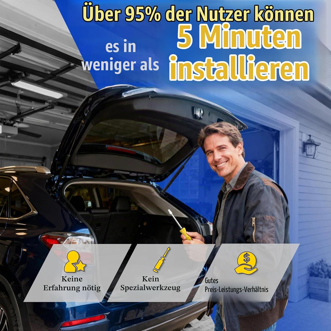Arana 2x Heckklappe Dämpfer Gasdruckfeder kompatibel mit 5M1 521 Volkswagen Golf Plus 2005-2011 Gasd
