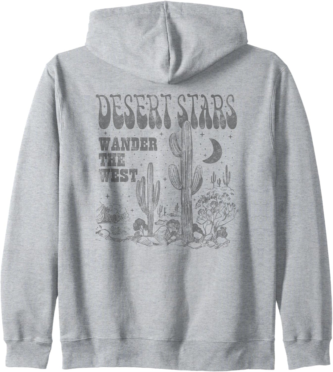 Trendy Desert Stars Wander The West Desert Night Scene Kapuzenjacke