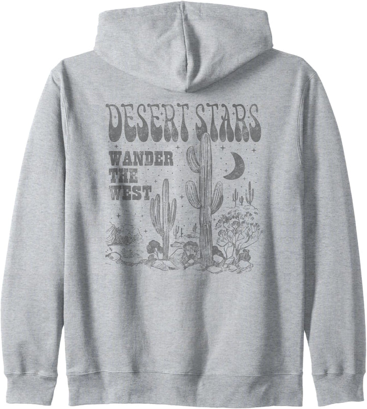 Trendy Desert Stars Wander The West Desert Night Scene Kapuzenjacke