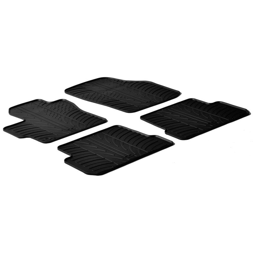 Gledring Satz Gummimatten kompatibel mit Mazda 3 2004-2009 (T Profil 4-teilig)