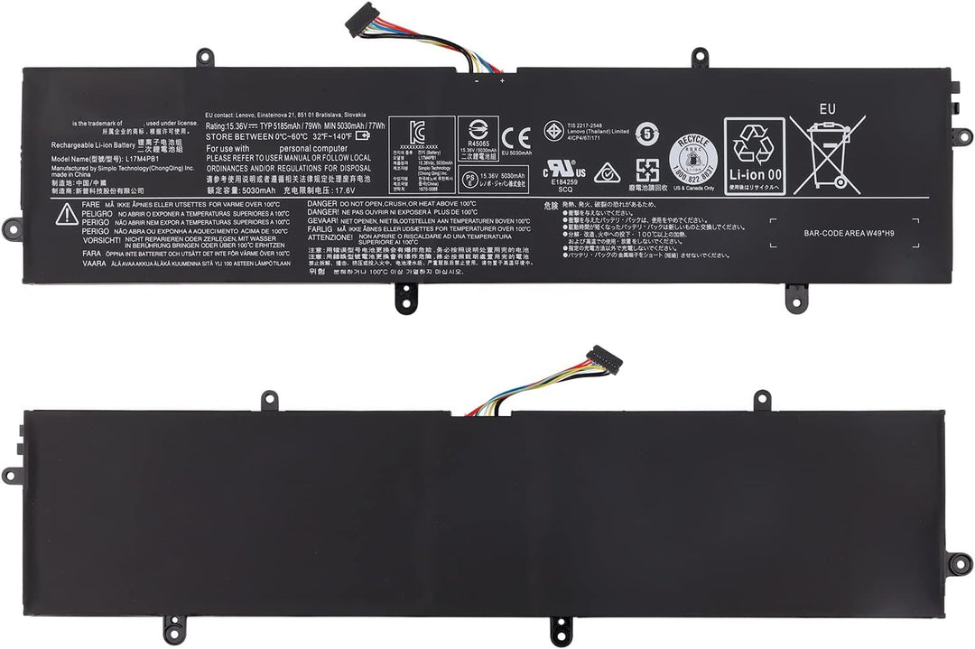 SwarKing Ersatz Akku Kompatibel mit Lenovo IdeaPad 720S Touch-15IKB 720S-15IKB Notebook from The Ser