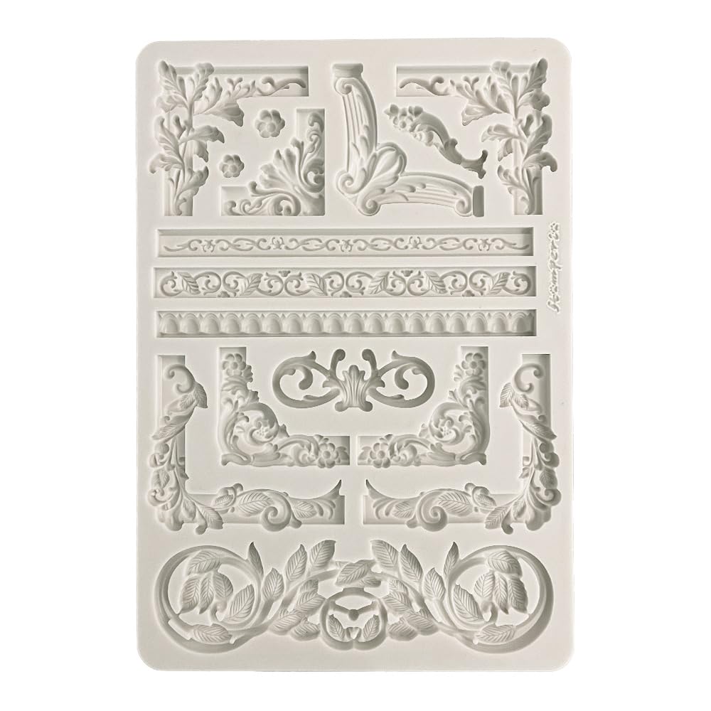 Stamperia - Big Silicon Mould A4 for Scrapbooking, Bullet Journals and More, Non-Stick Surface, Suit